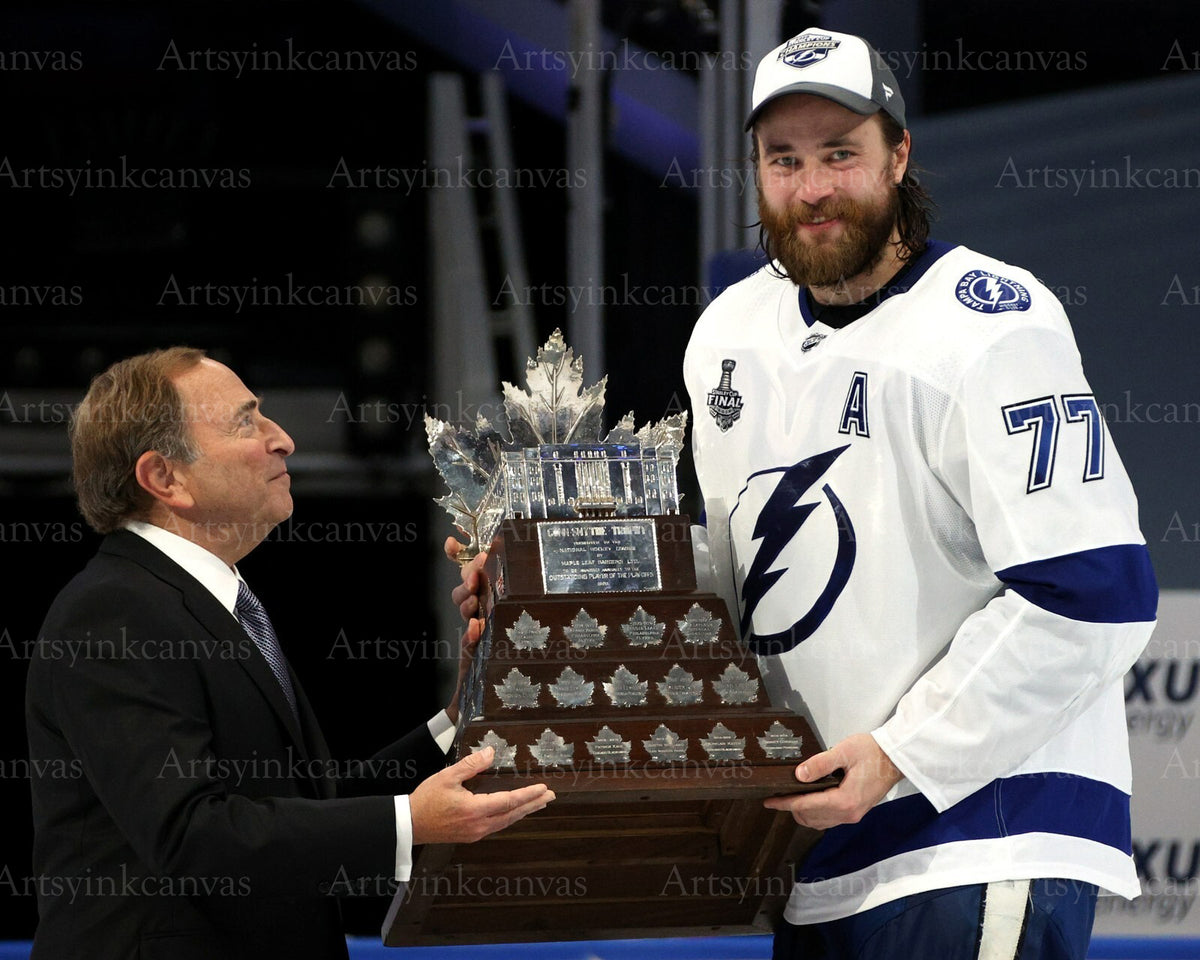 Victor Hedman 2020 Conn Smythe Trophy Tampa Bay Lightning canvas wall art