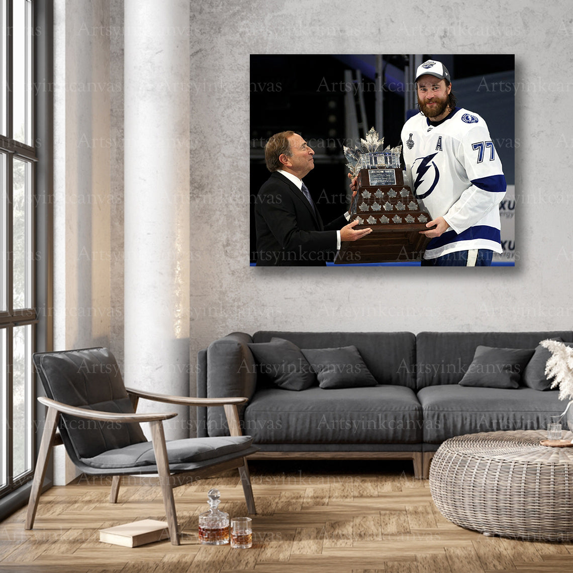 Tampa Bay Lightning Victor Hedman Conn Smythe wall decor
