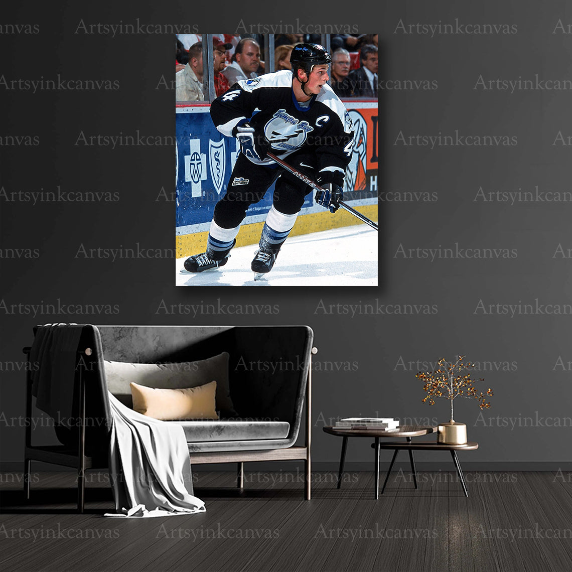Vincent Lecavalier hockey legend collector canvas art