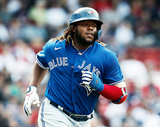 Vlad Guerrero Jr. running the bases canvas wall art