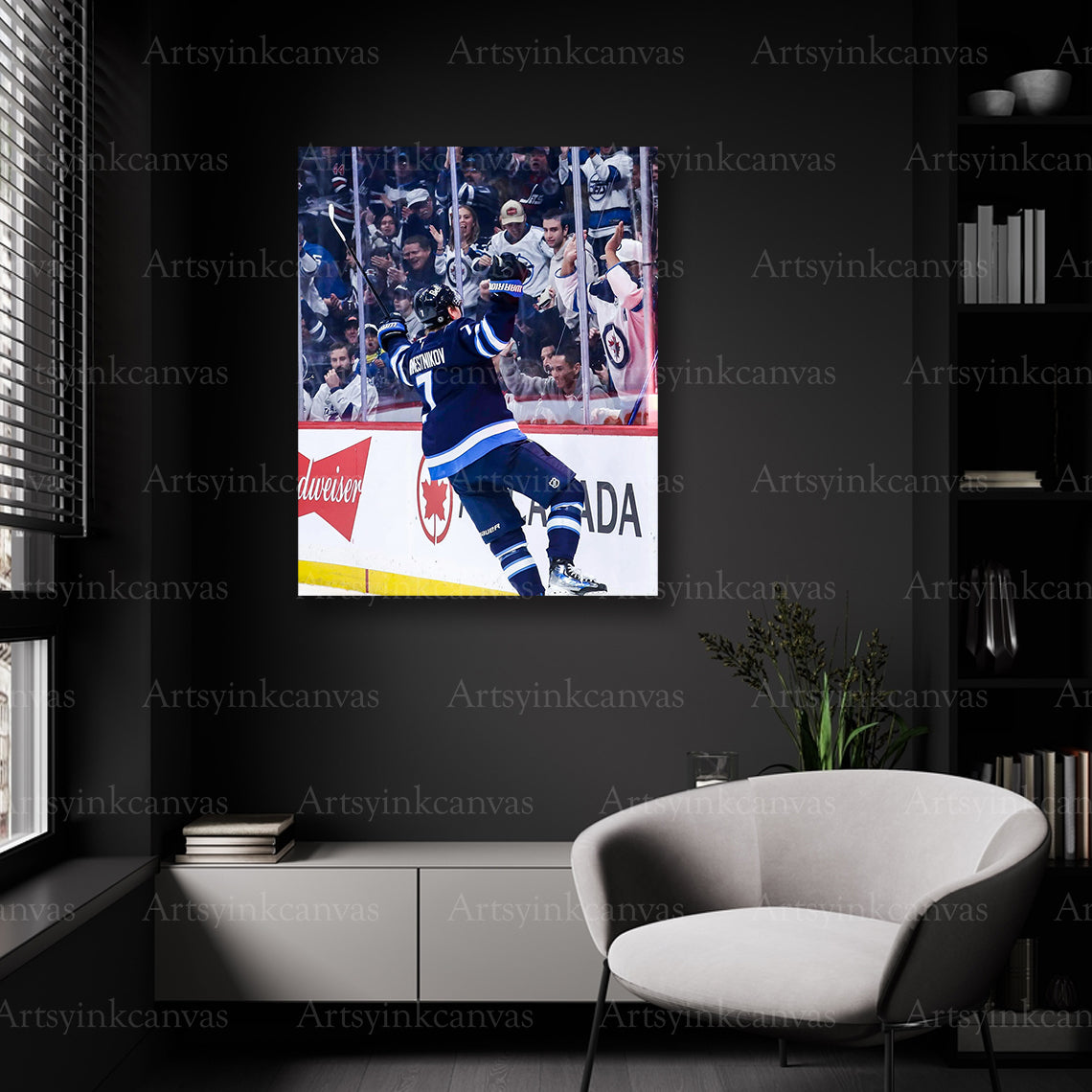 Vladislav Namestnikov NHL action wall decor