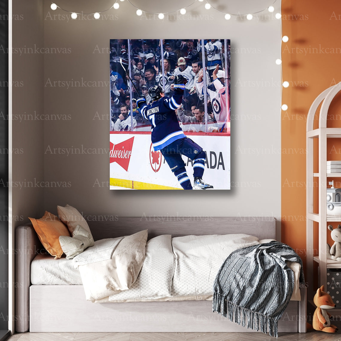 Premium Vladislav Namestnikov hockey canvas print