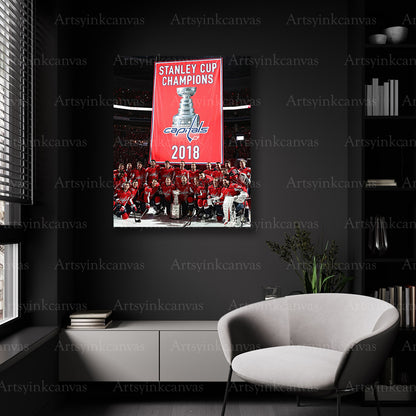 Alex Ovechkin Stanley Cup victory wall decor