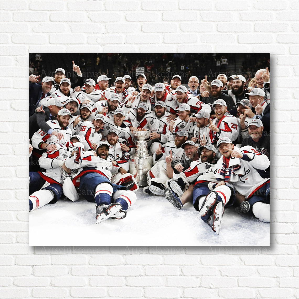 Capitals championship team 2018 Stanley Cup canvas print