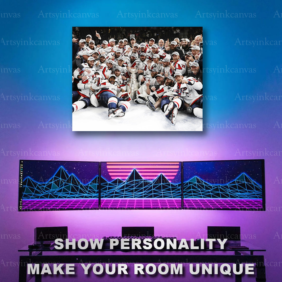 Washington Capitals Stanley Cup winners artwork