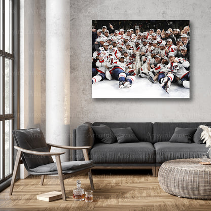 Alex Ovechkin championship team wall decor
