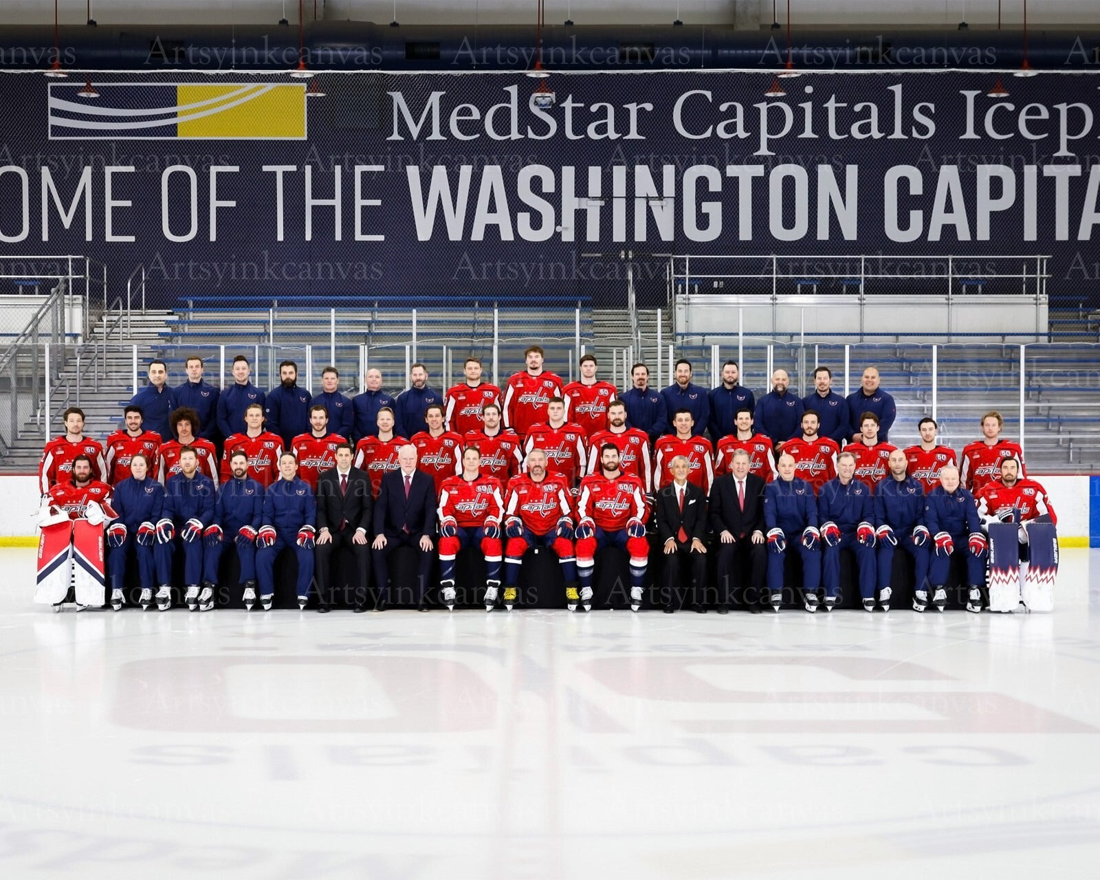 Washington Capitals 2024-25 Team canvas wall art