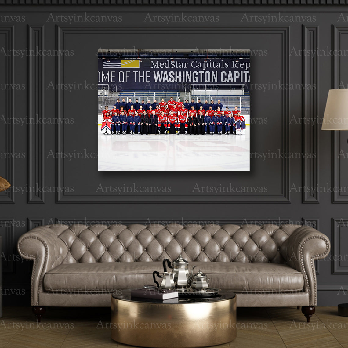 Premium Washington Capitals team canvas print
