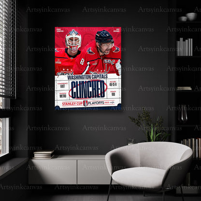Capitals NHL playoffs celebration wall decor