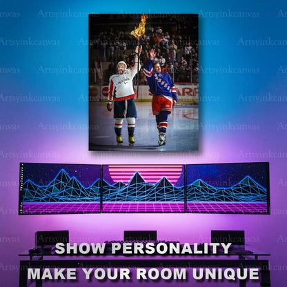 Alex Ovechkin 895 goals Capitals artwork