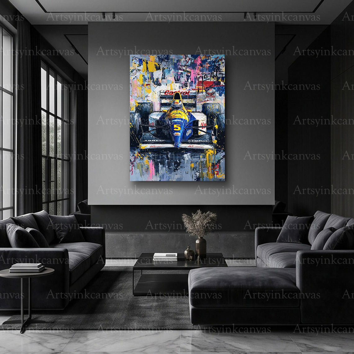 Williams FW16 Formula One racing artwork