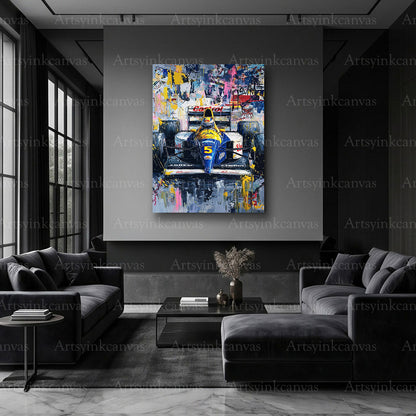 Williams FW16 Formula One racing artwork