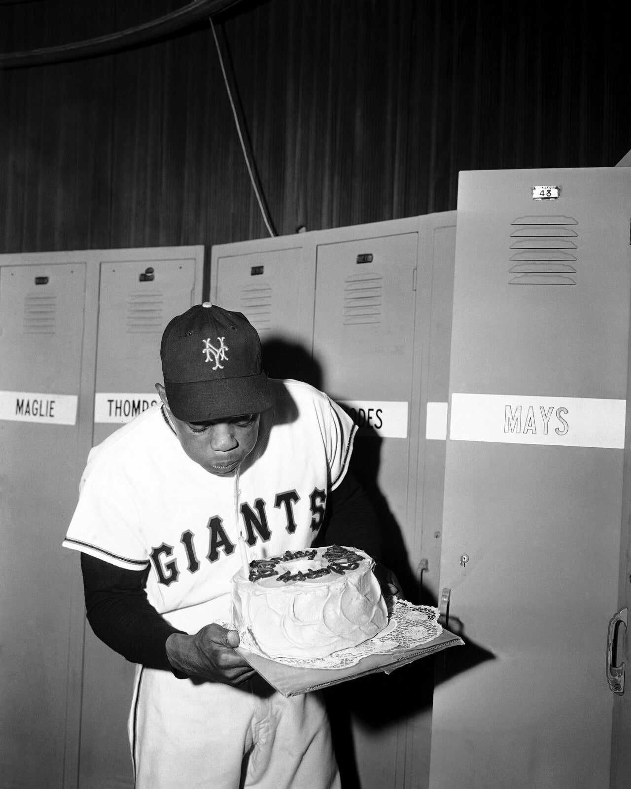 Willie Mays birthday celebration canvas wall art