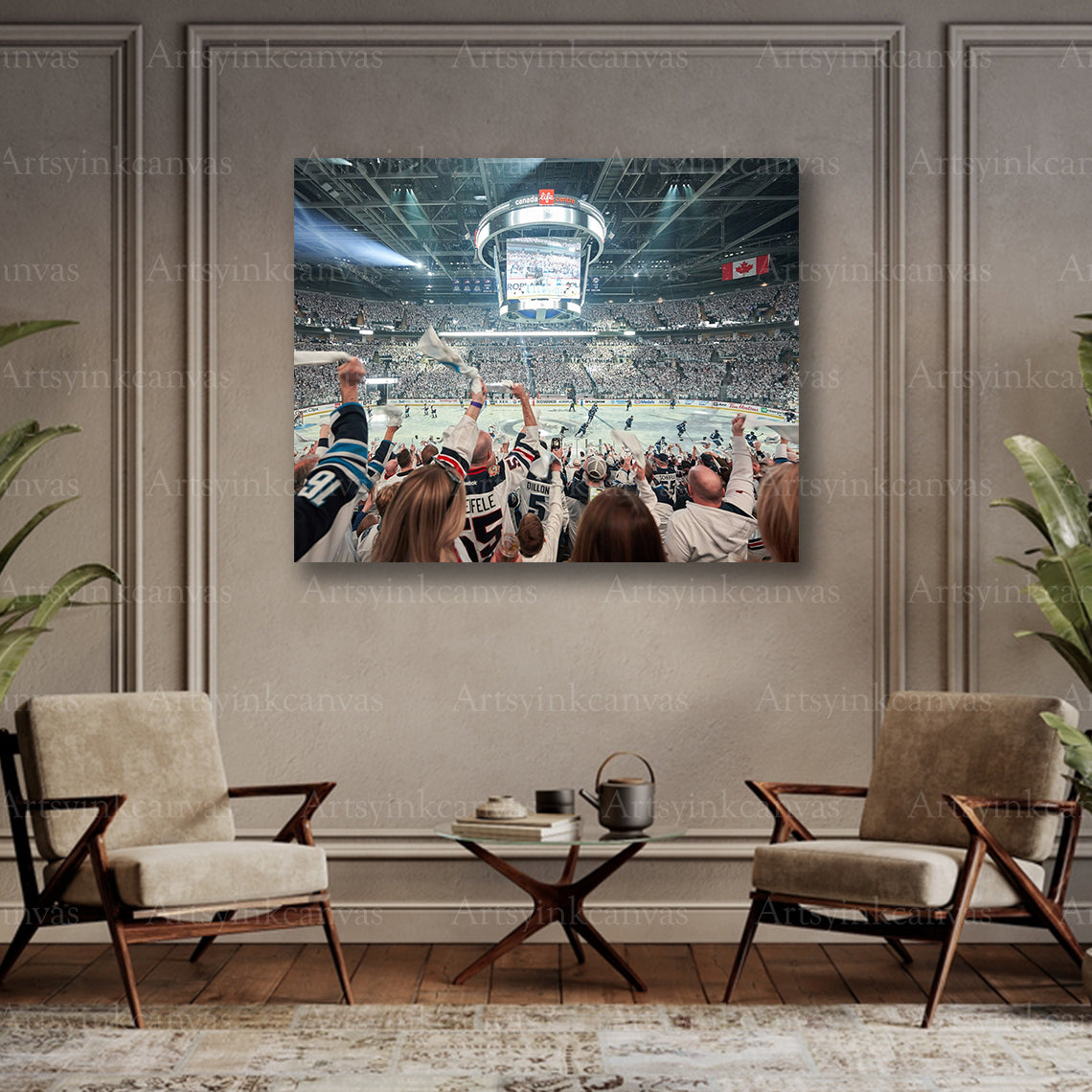 Whiteout fan celebration collector canvas