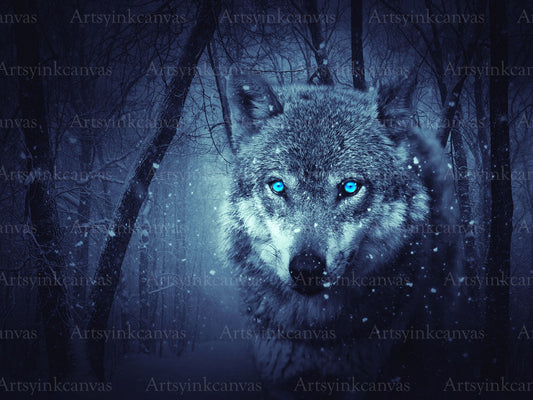 Wolf Canvas Wall Art