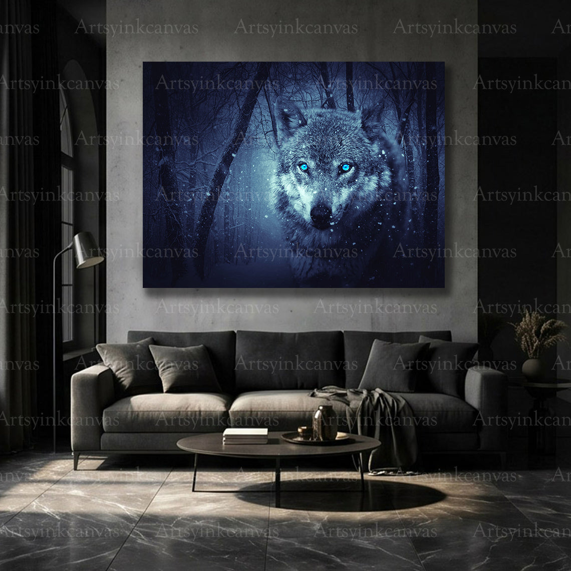 Wild wolf nature home decoration