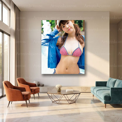 Yua Mikami contemporary portrait wall decor for collectors