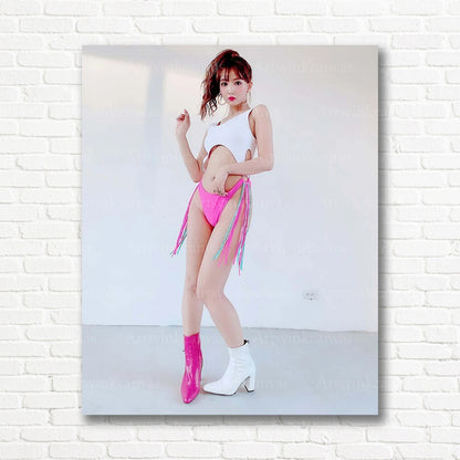 Yua Mikami beachwear fashion canvas artwork