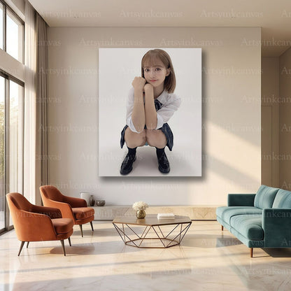Yua Mikami elegant fashion inspired wall decoration