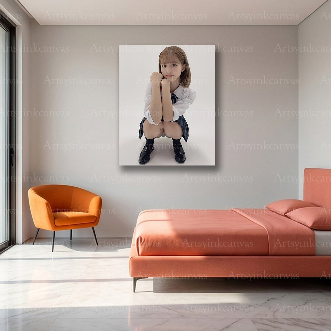 Yua Mikami dress artwork for contemporary gallery walls
