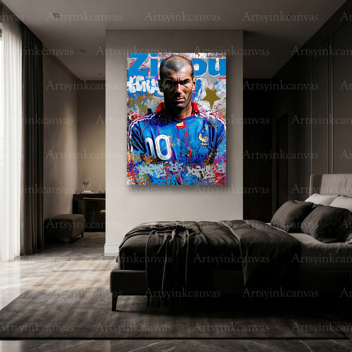 Premium Zinedine Zidane wall art