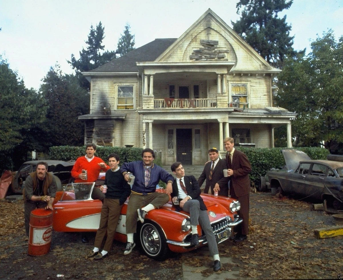 Animal House Delta House Car Canvas Wall Art – Classic Comedy Movie Poster