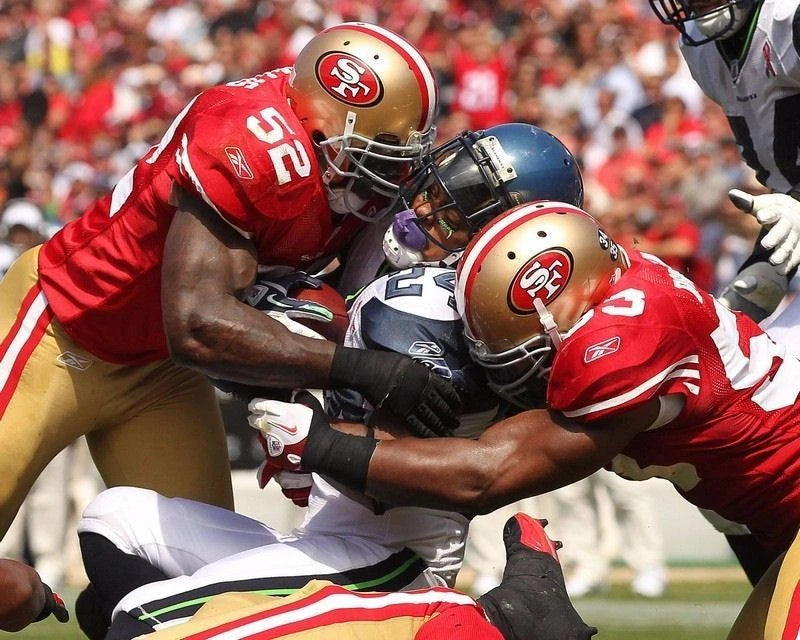 Patrick Willis San Francisco 49ers Canvas Wall Art – NFL Defensive Leader Poster