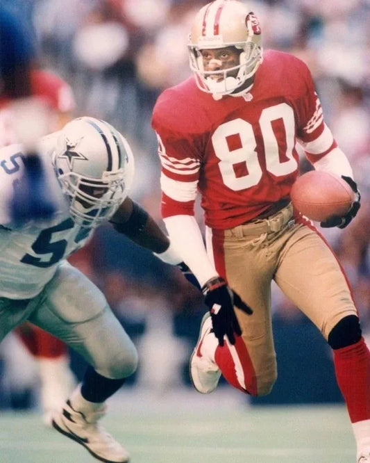 Jerry Rice San Francisco 49ers Canvas Wall Art – NFL GOAT Wide Receiver Poster