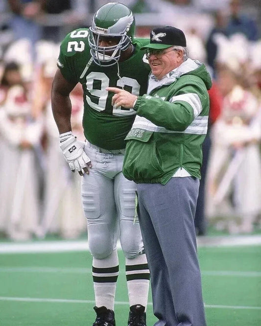 Reggie White & Buddy Ryan Philadelphia Eagles Canvas Wall Art – NFL Legends Decor
