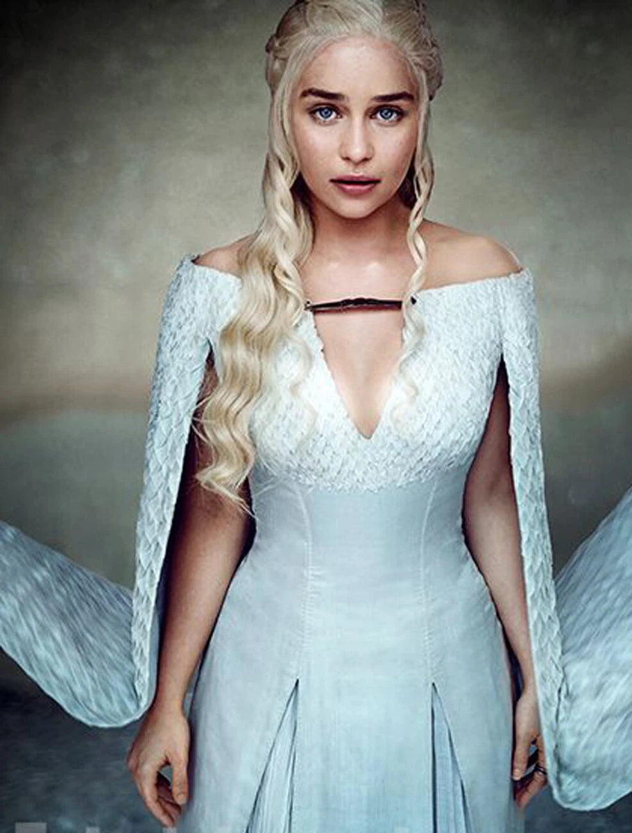 Daenerys Targaryen Game of Thrones Canvas Wall Art – Emilia Clarke Fantasy Poster