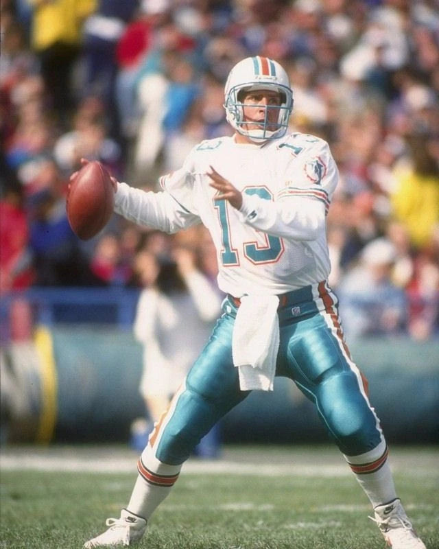Dan Marino Miami Dolphins Canvas Wall Art – NFL Game Action Poster