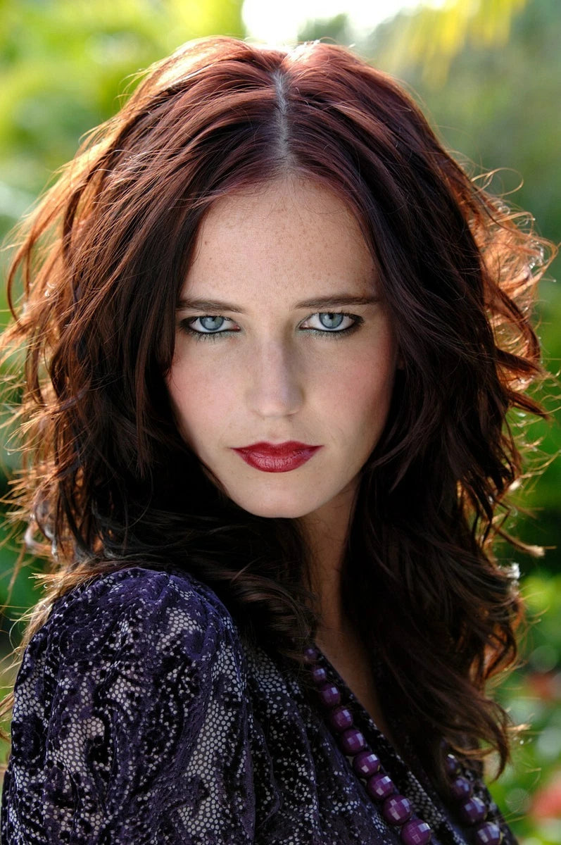 Eva Green Cinematic Canvas Wall Art – Dark Elegance Portrait Poster