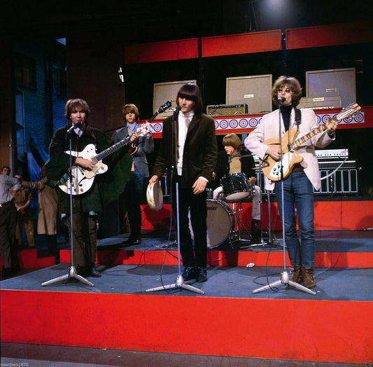 The Byrds Band Canvas Wall Art – Vintage Classic Rock Group Poster