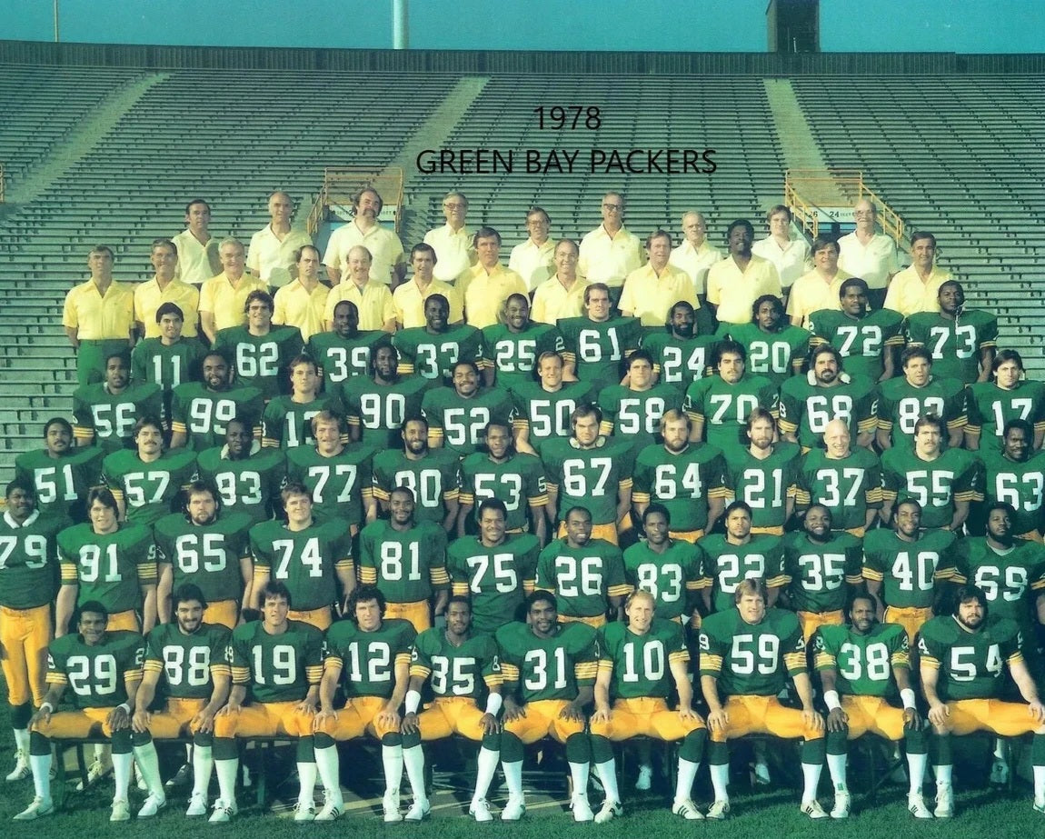 1978 Green Bay Packers Team Canvas Wall Art – Vintage NFL Decor