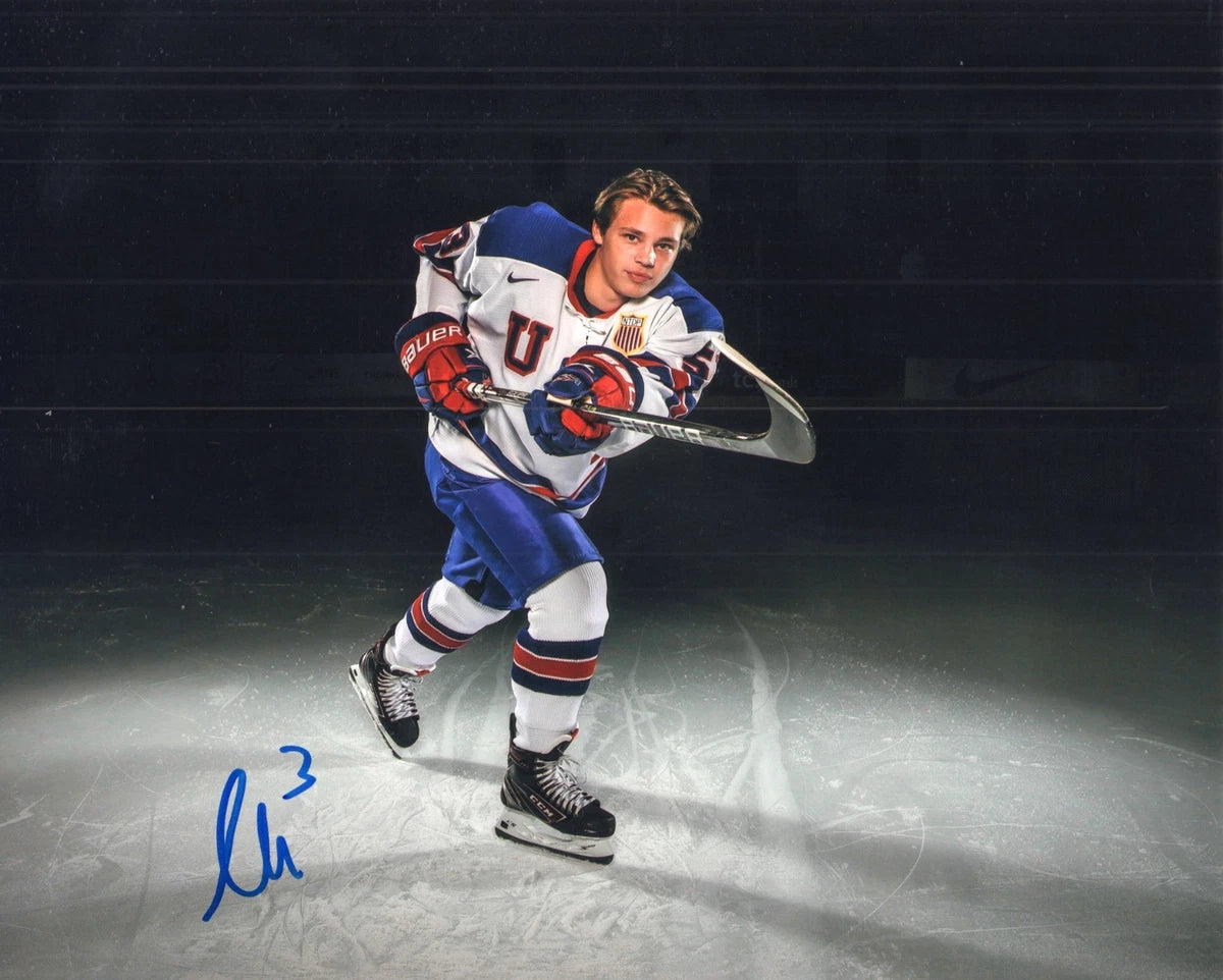 Isaac Howard Signed-Style Hockey Canvas Print – Elite Prospect Reproduction Wall Art | Signature Fan Décor