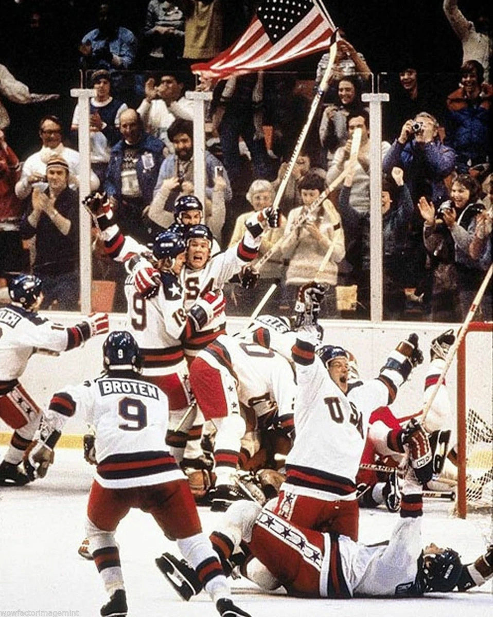 1980 U.S. Men’s Olympic Hockey Canvas Wall Art – Miracle on Ice Poster