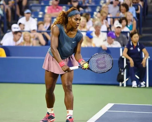 Serena Williams Wimbledon Canvas Wall Art – Tennis GOAT Champion Decor