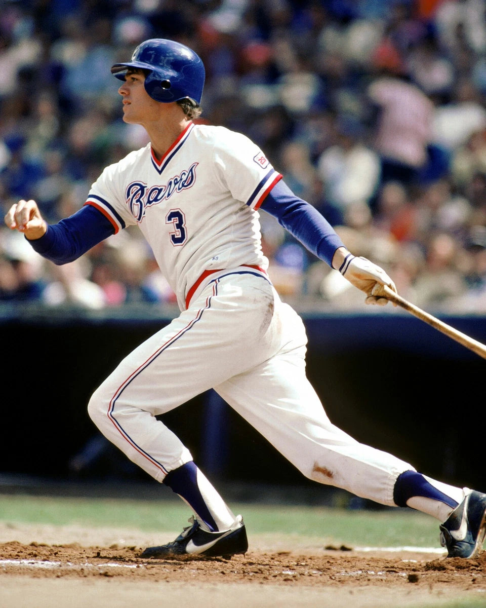 Dale Murphy Classic Baseball Canvas Wall Art – Vintage MLB Legend Poster