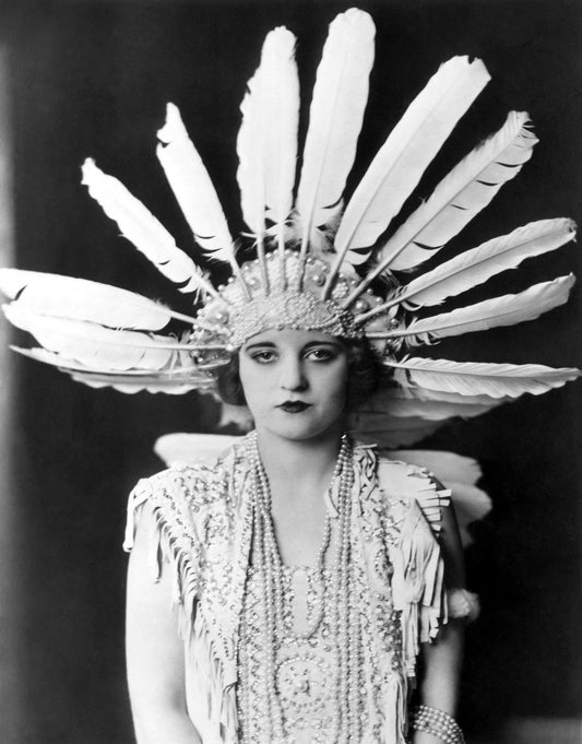 Tallulah Bankhead Black and White Canvas Wall Art – Vintage Hollywood Dramatic Poster