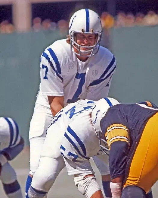 Bert Jones Baltimore Colts Canvas Wall Art – Vintage NFL Quarterback Decor