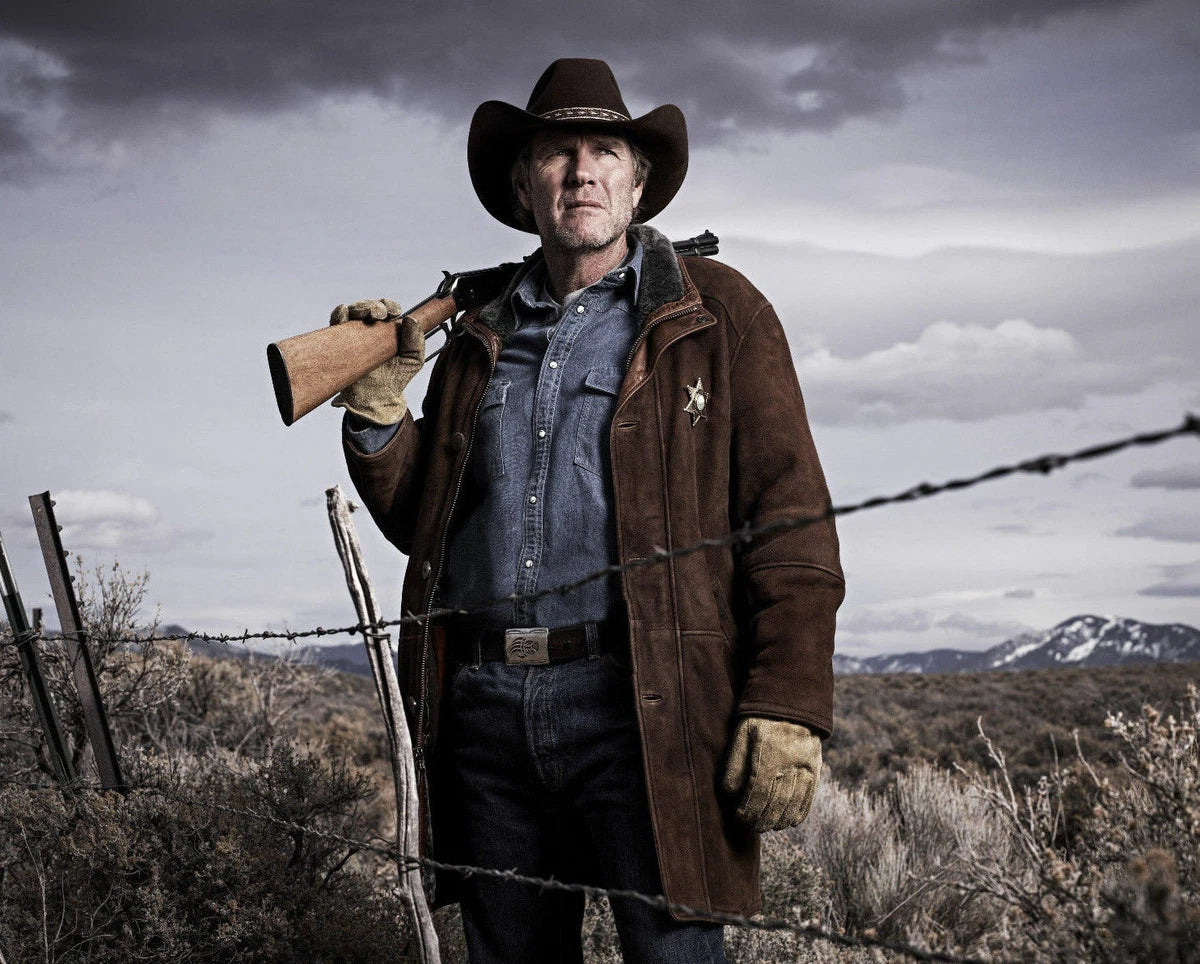 Robert Taylor as Longmire Canvas Wall Art – Western Crime Drama Poster