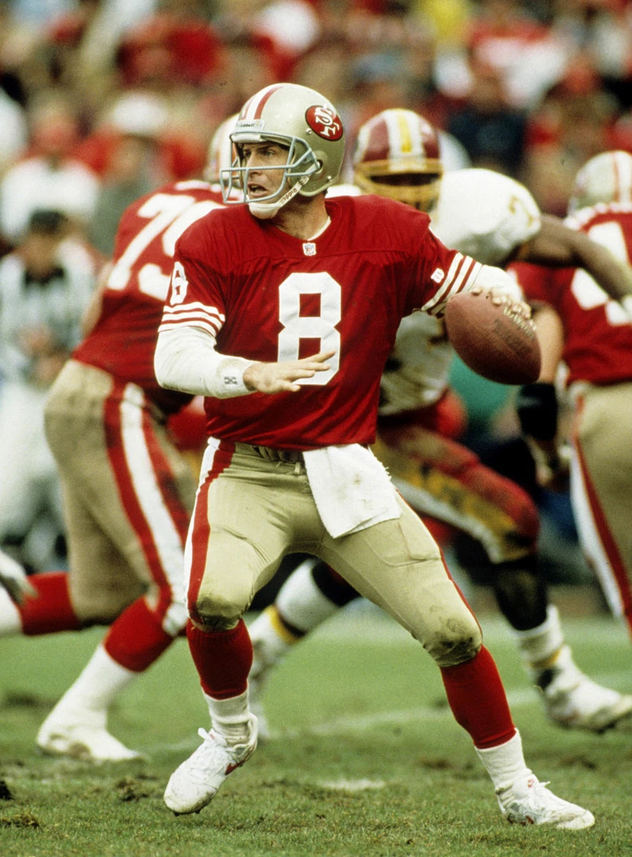 Steve Young San Francisco 49ers Canvas Wall Art – NFL Legend Action Poster