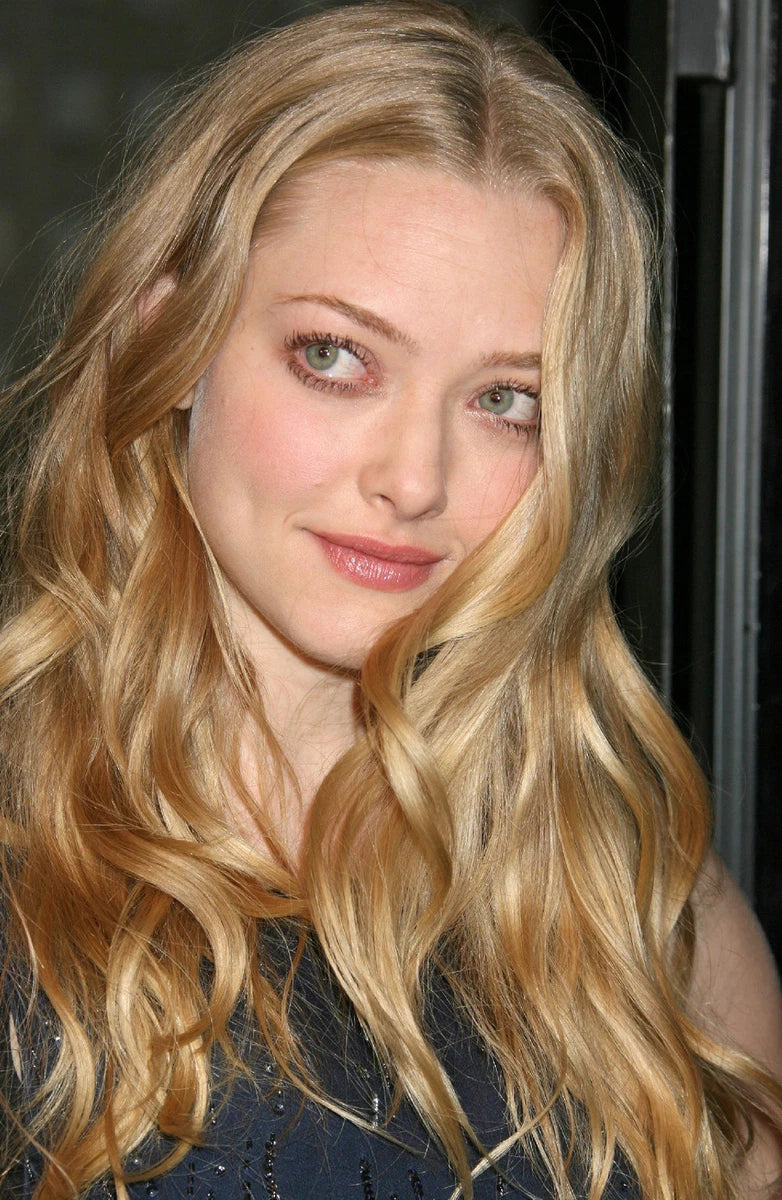 Amanda Seyfried Beautiful Hair Canvas Wall Art – Elegant Actress Aesthetic Poster