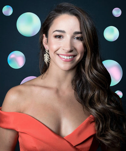Aly Raisman Beauty Portrait Canvas Wall Art – Elegant Athlete Poster