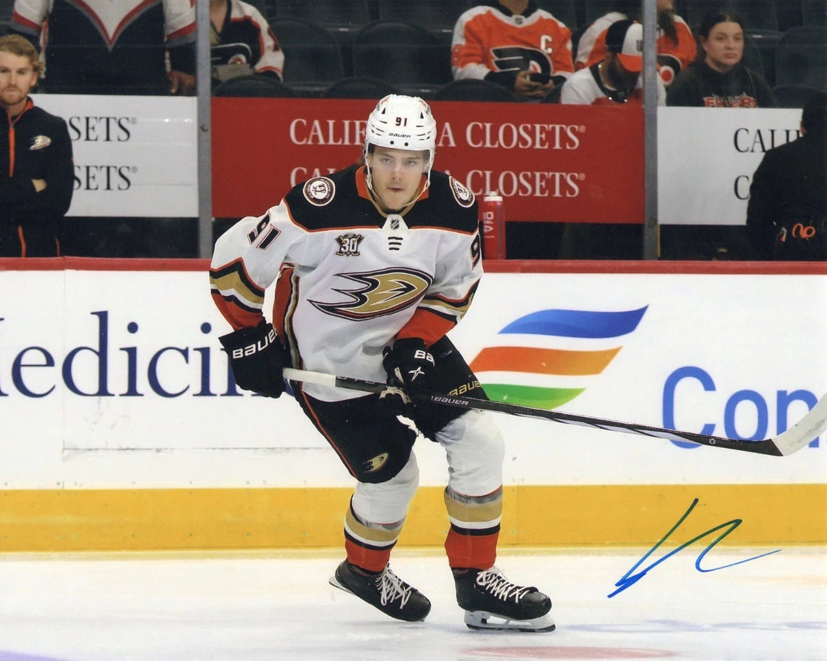 Leo Carlsson Signed-Style Anaheim Ducks Canvas Wall Art | Signature Reproduction Print