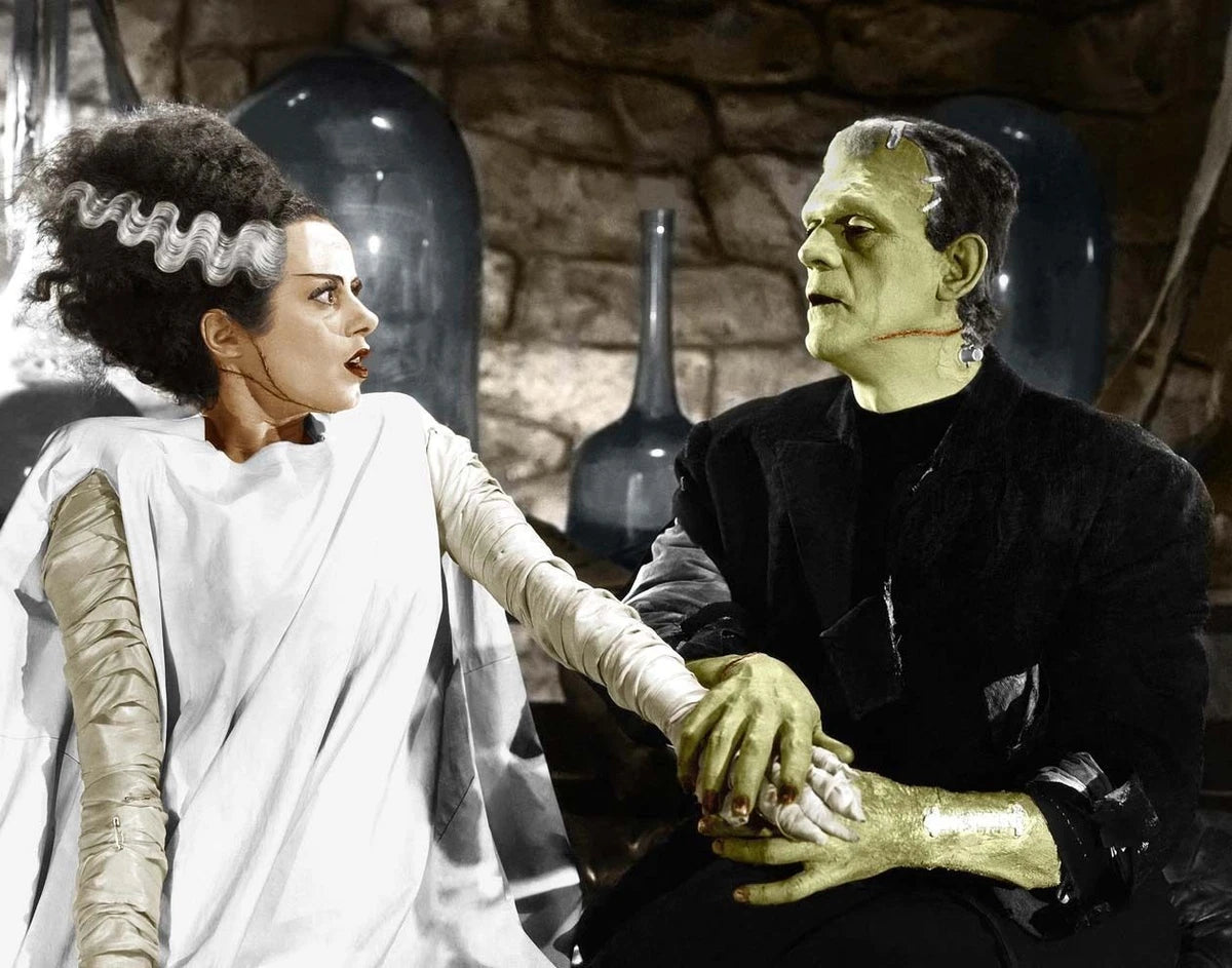 Boris Karloff Frankenstein Canvas Wall Art – Classic Horror Movie Poster