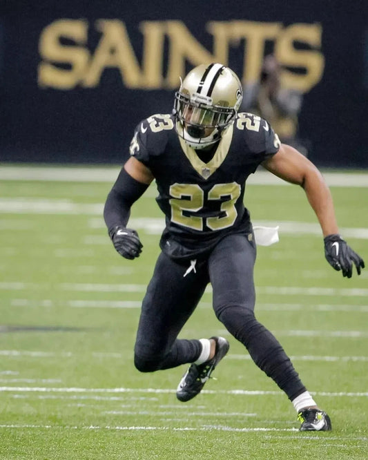 Marshon Lattimore New Orleans Saints Canvas Wall Art – NFL Defensive Star Decor