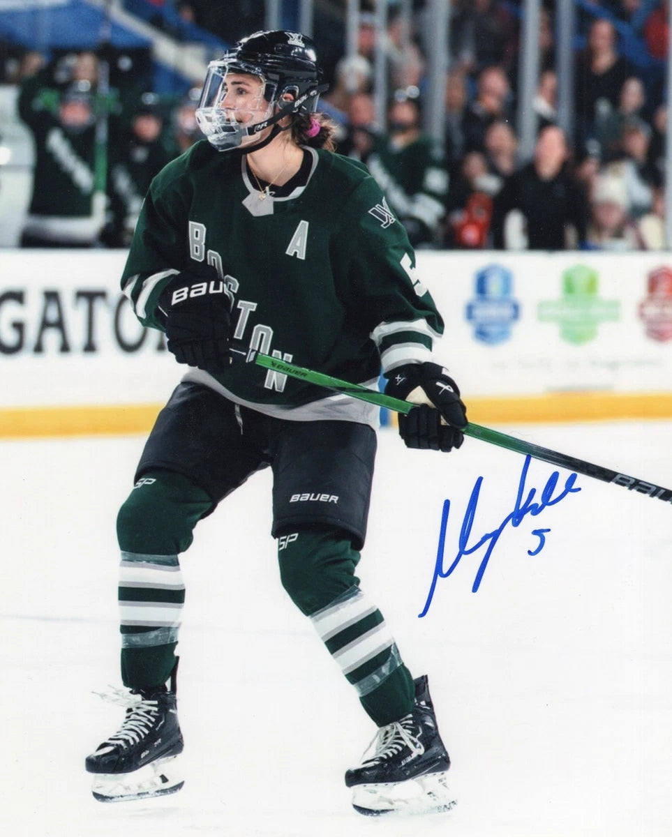Megan Keller Signed-Style Boston Fleet PWHL Canvas Wall Art | Signature Reproduction Print