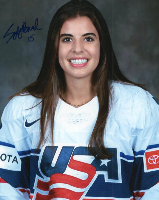 Sydney Bard Signed-Style Team USA Women's Hockey Canvas Wall Art | Signature Reproduction Print
