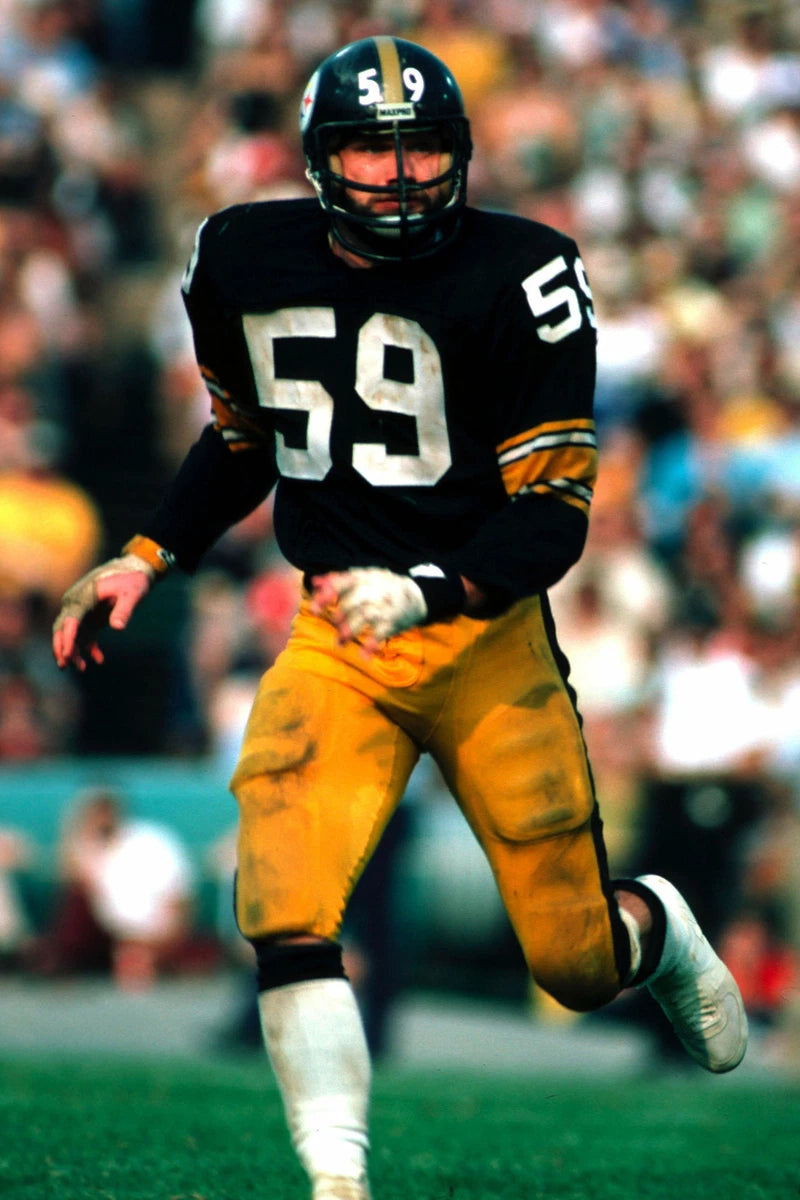 Jack Ham Pittsburgh Steelers Canvas Wall Art – NFL Defensive Legend Poster